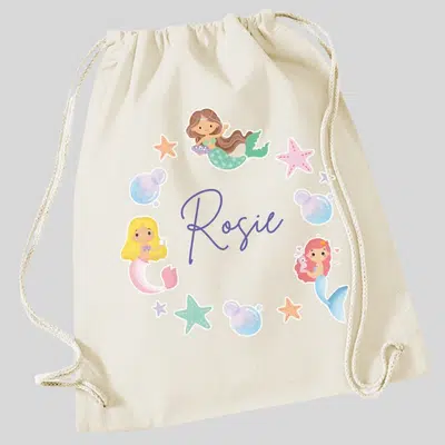 Bolsa de tocuyo personalizada a color
