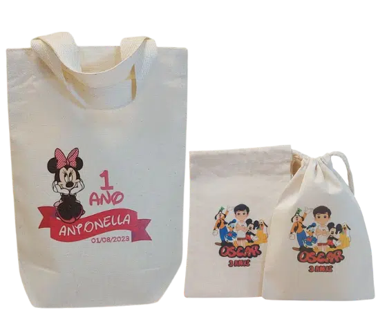 Fabricación de bolsas de tocuyo personalizadas