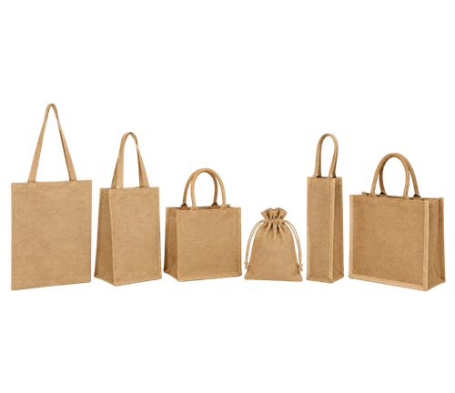 Modelos de bolsas de yute disponibles para pedidos por mayor