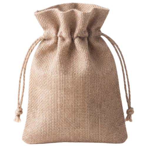Bolsa de yute con cordón para recuerdos (1)
