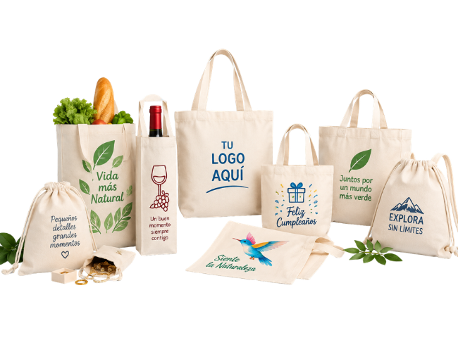 Bolsas de tocuyo en gamarra