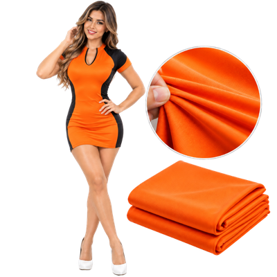 Vestido para anfitriona en licra látex espandex